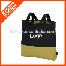 Canvas jute customized logo foldable shopping tote bag